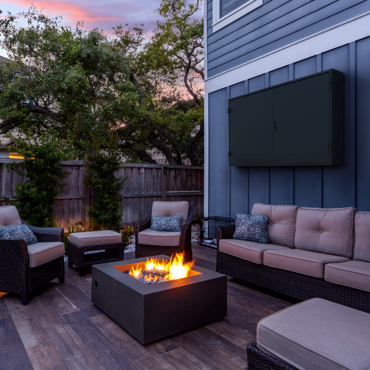 Storm Shell Outdoor TV Enclosure up to 55" TV PRO