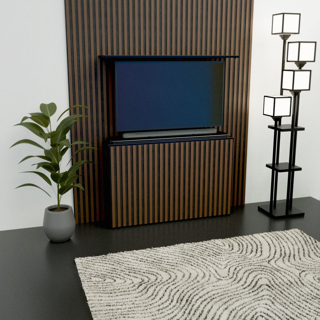 Transform Your Living Room with the Storm Shell Lift Cabinet Kit