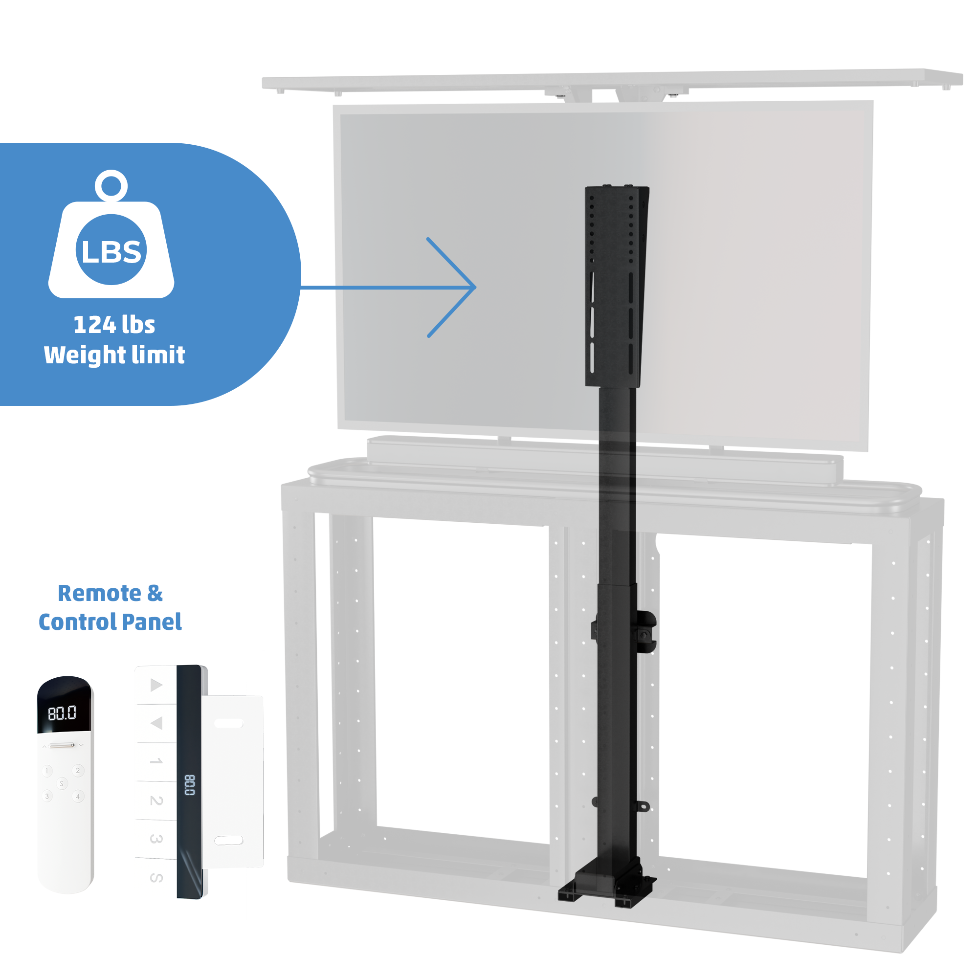 TV & Soundbar Lift Cabinet Kit