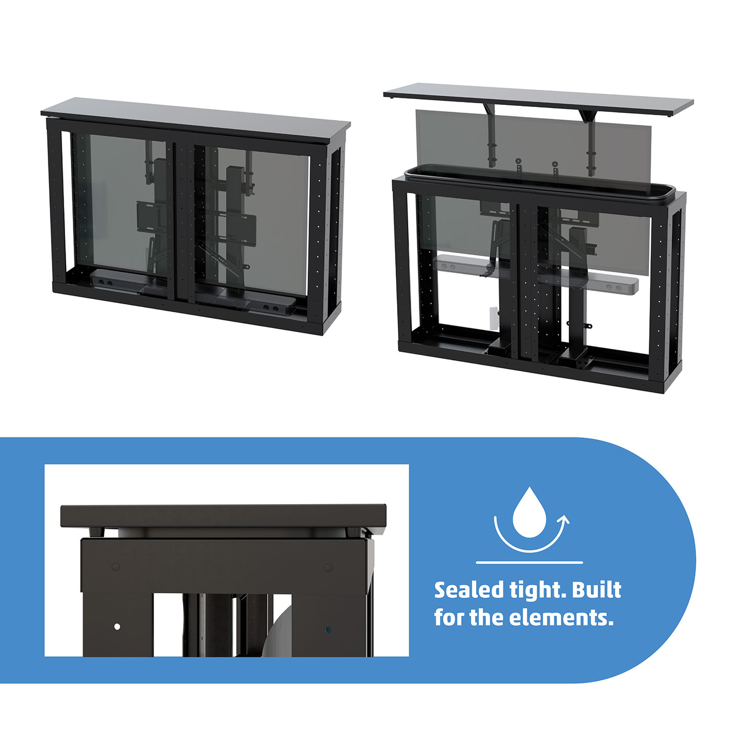 TV & Soundbar Lift Cabinet Kit