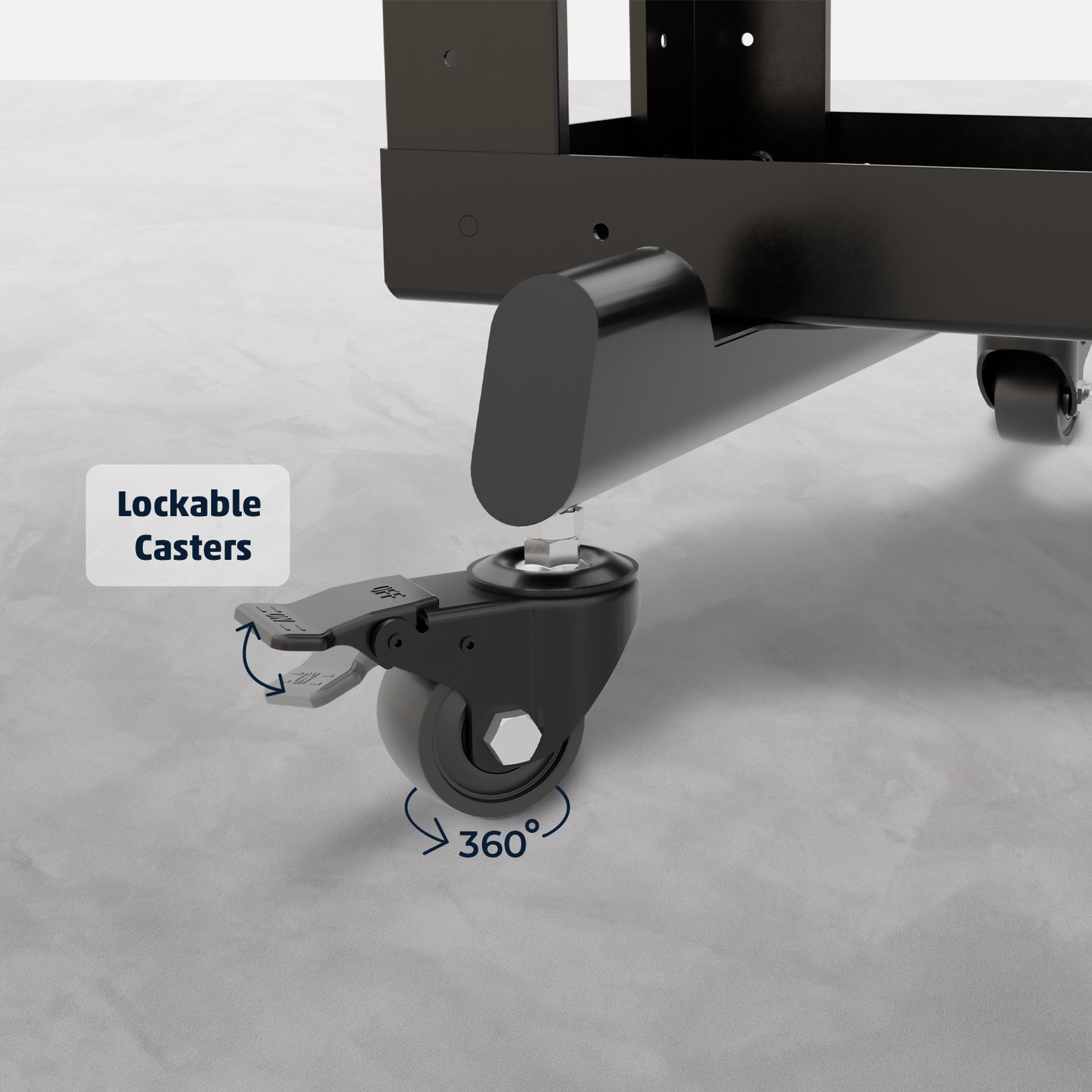 Lockable Castors for Lift Cabinet