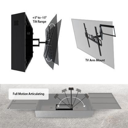 Storm Shell Outdoor TV Enclosure up to 55" TV PRO